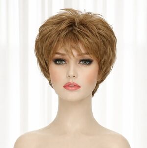 Stylish Warm Taff Human Hair Women's Wig